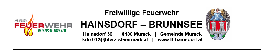 Freiwillige Feuerwehr Hainsdorf - Brunnsee